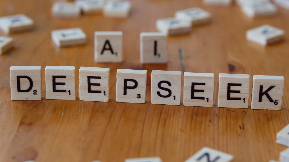 How to build a no-code AI blogging stack How to build a no-code AI blogging stack — Scrabble Tiles Spelling Deepseek AI Concept